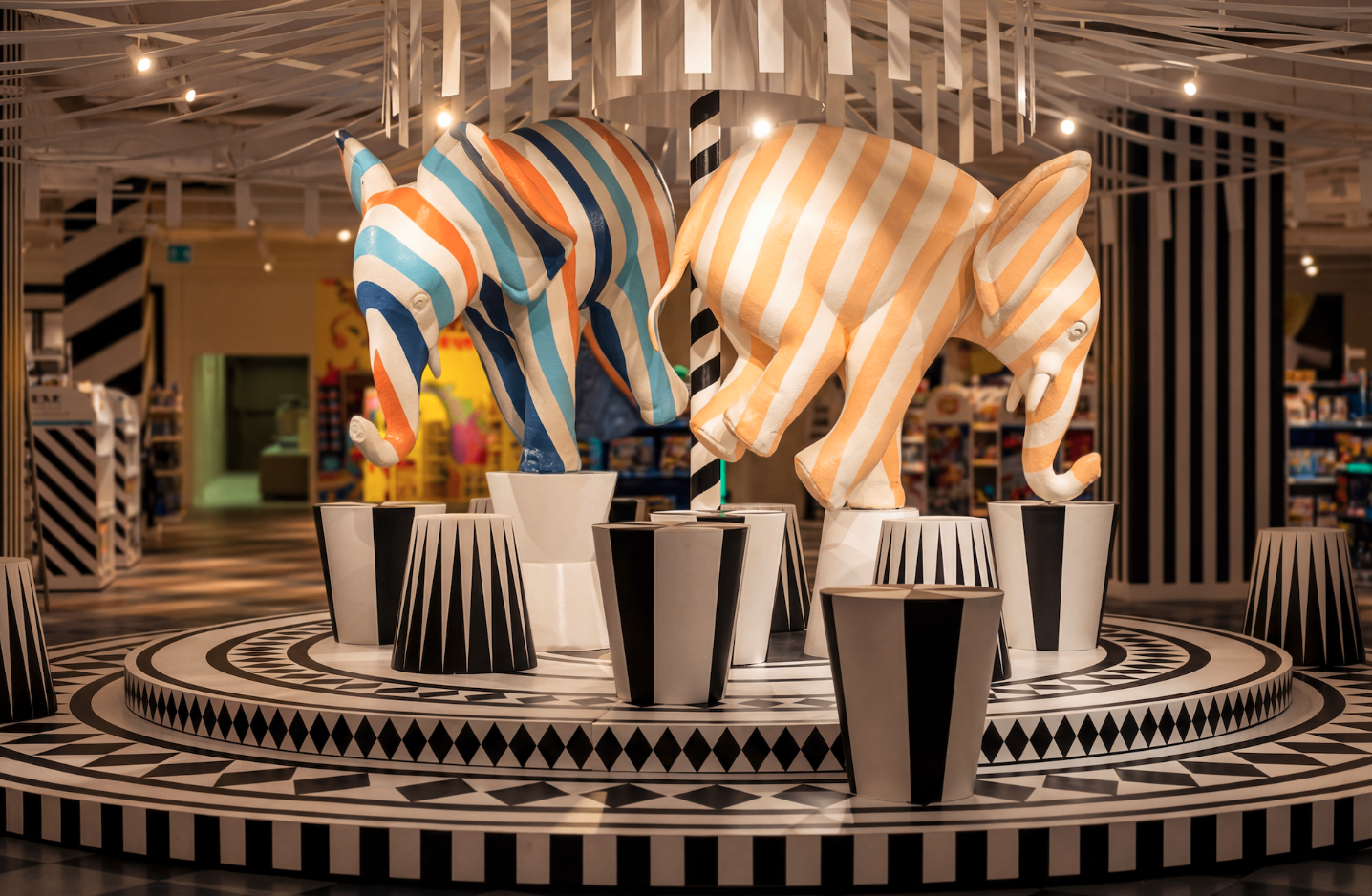 A carousel made